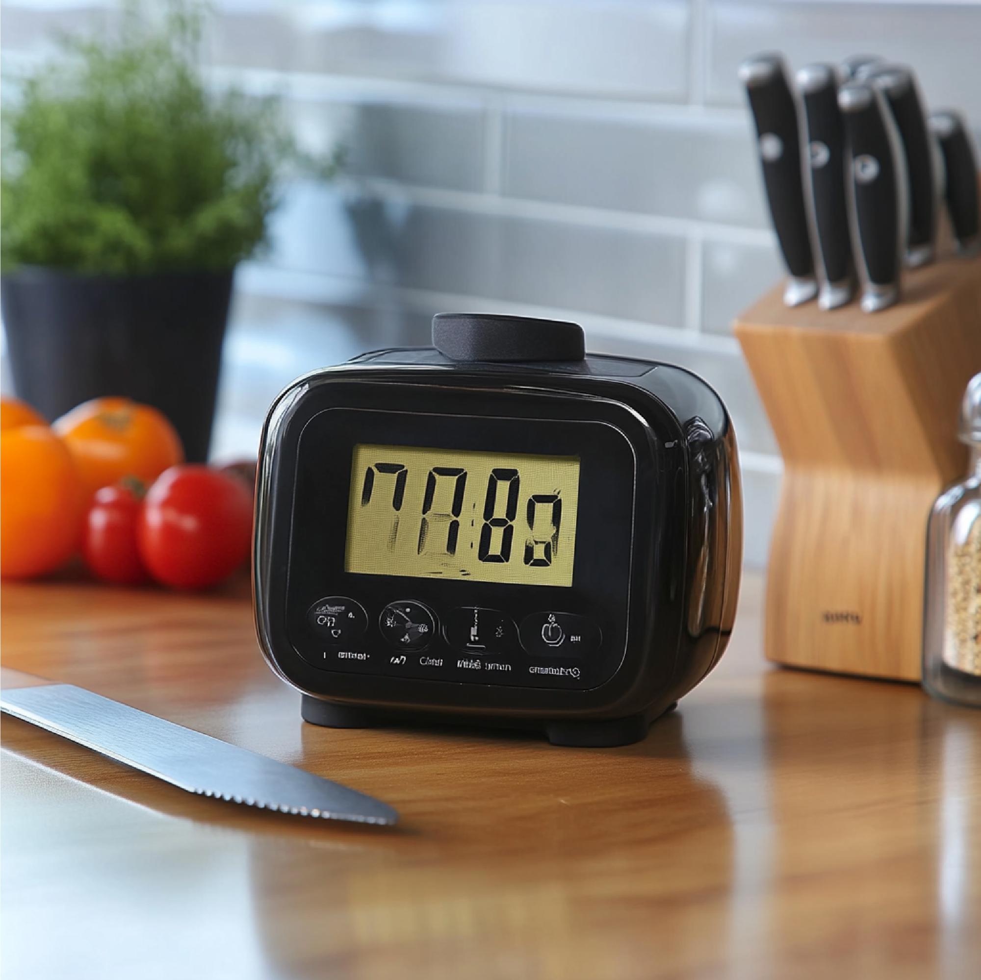 Sezione workstation con termometro e timer